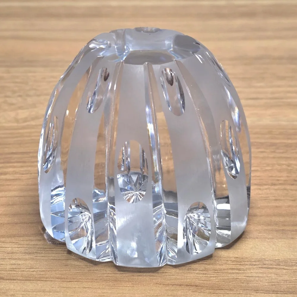 E&R Western Germany Golden‎ Crown Crystal Candy Dish Trinket Dish
